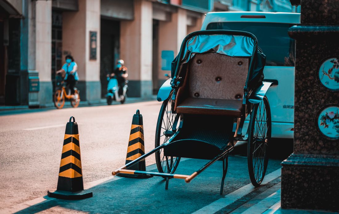 Traditional rickshaw Beijing