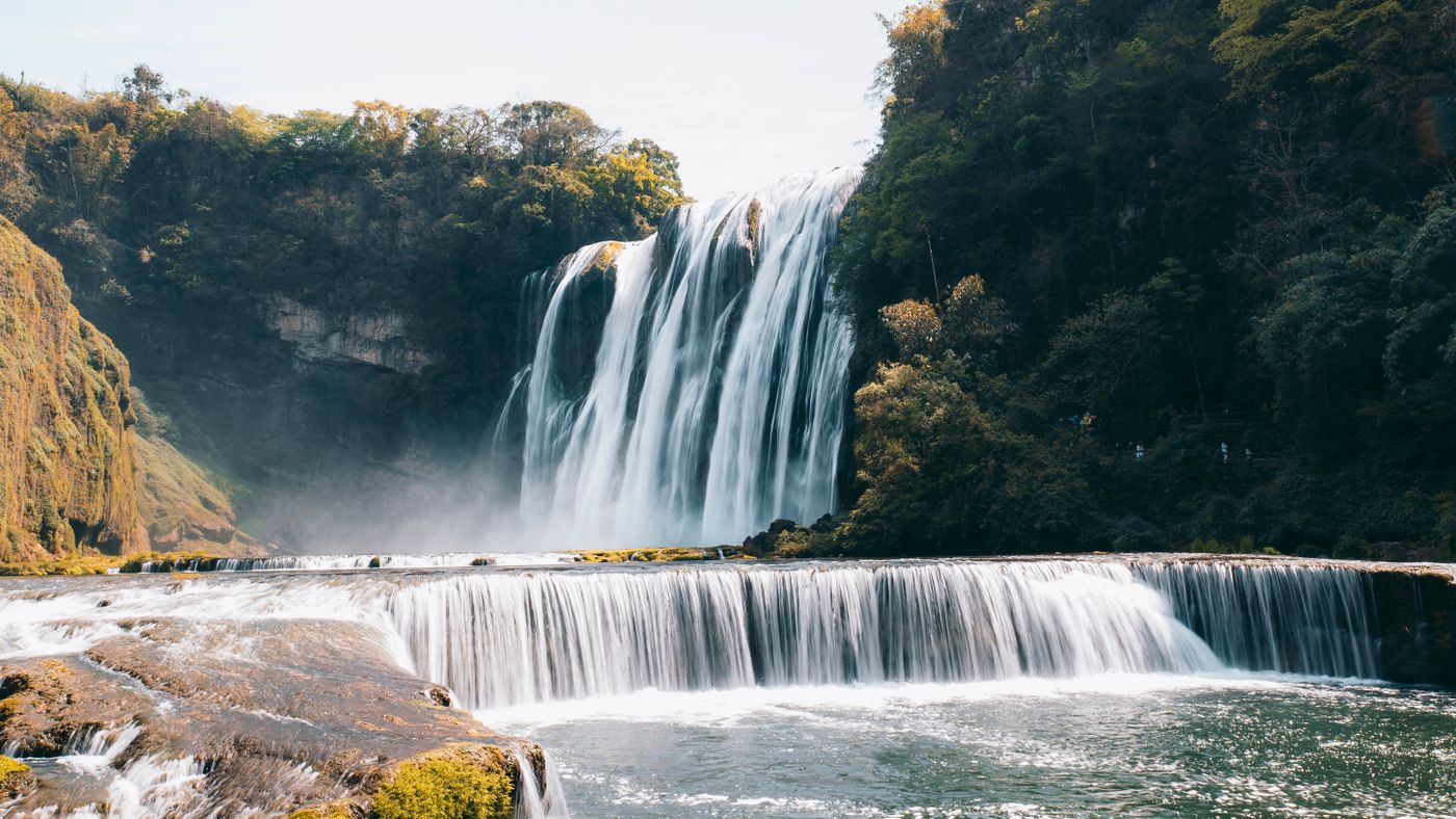 Huangguoshu Waterfall, the largest waterfall in Asia, Guizhou